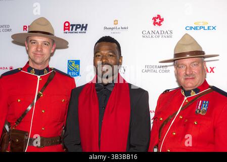 15. November 2017 – Toronto, Ontario, Kanada – Liriq Bent nimmt am 15. November 2017 am Canada's Walk of Fame 2017 im Liberty Grand in Toronto Teil (Foto: © Angel Marchini Via ZUMA Wire) Stockfoto