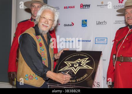 15. November 2017 – Toronto, Ontario, Kanada – David Suzuki nimmt am 15. November 2017 am Canada's Walk of Fame im Liberty Grand in 2017 Toronto, Kanada Teil (Bild: © Angel Marchini via ZUMA Wire) Stockfoto