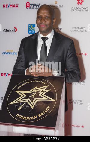 15. November 2017 – Toronto, Ontario, Kanada – Donovan Bailey nimmt am 15. November 2017 am Liberty Grand in 2017 Toronto, Kanada Teil (Foto: © Angel Marchini Via ZUMA Wire) Stockfoto