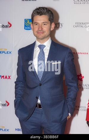15. November 2017 – Toronto, Ontario, Kanada – Matt Dusk nimmt am 15. November 2017 am Canada's Walk of Fame 2017 im Liberty Grand in Toronto, Kanada Teil (Bild: © Angel Marchini Via ZUMA Wire) Stockfoto