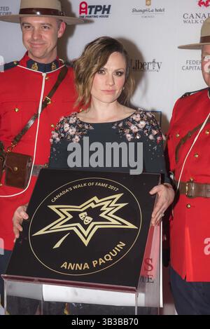 15. November 2017 – Toronto, Ontario, Kanada – ANNA PAQUIN nimmt am 15. November 2017 am Canada's Walk of Fame im Liberty Grand in 2017 Toronto, Kanada Teil (Foto: © Angel Marchini Via ZUMA Wire) Stockfoto