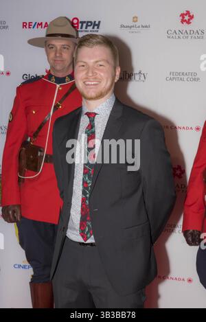 15. November 2017 – Toronto, Ontario, Kanada – Jaryd Stanley nimmt am 15. November 2017 am Canada's Walk of Fame 2017 im Liberty Grand in Toronto Teil (Foto: © Angel Marchini via ZUMA Wire) Stockfoto