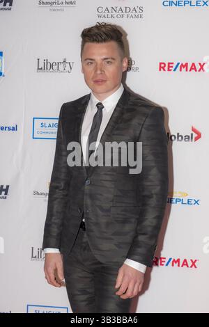 15. November 2017 – Toronto, Ontario, Kanada – Shawn Hook nimmt am 15. November 2017 am Canada's Walk of Fame im Liberty Grand in 2017 Toronto, Kanada Teil (Bild: © Angel Marchini via ZUMA Wire) Stockfoto