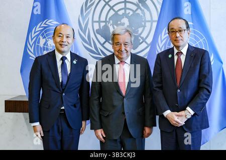 New York, New York, USA. April 2025. Quelle: ZUMA Press, Inc./Alamy Live News Stockfoto