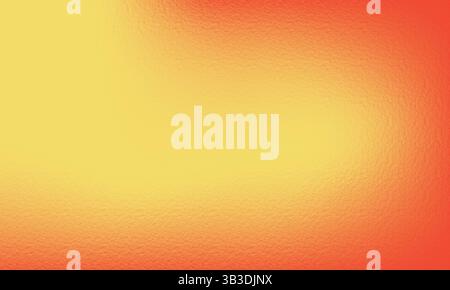 Ein glatter abstrakter Milchglashintergrund mit einem warmen Farbverlauf von Gelb- und Orangetönen. Ideal für moderne Designs Stockfoto
