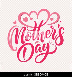 BEST Happy Mother's Day Zittes to Express your love – Geschenke für deine Mutter Stock Vektor