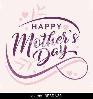 Happy Mother’s Day Wishes for every type of Mom – Design für T-Shirts Stock Vektor