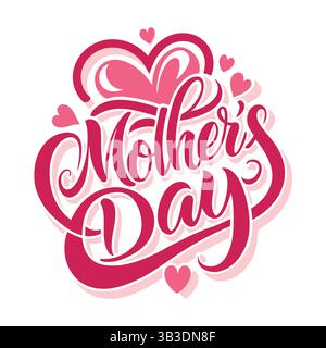 BEST Happy Mother's Day Zittes to Express your love – Geschenke für deine Mutter Stock Vektor