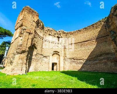 Laconicum (Schweißraum) im südlichen Teil der Bäder von Caracalla - Rom, Italien Stockfoto