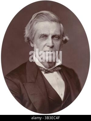 William Bowman, Fellow der Royal Society, 1880. 1839 wurde Bowman Mitglied des Royal College of Surgeons of England. Im folgenden Jahr wurde er zum Junior Demonstrator für Anatomie und Kurator des Museums am King's College ernannt. 1856 wurde er Vollchirurg im Krankenhaus. 1846 wurde er Assistenzchirurg am Royal London Ophthalmic Hospital in Moorfields und 1851 Vollchirurg. Bowman wurde der führende Augenchirurg in London. Er interessierte sich auch für die Ausbildung von Krankenschwestern und war maßgeblich an der Gründung des St. John’s House und des Nightingale Fund Council beteiligt Stockfoto