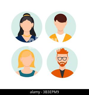 Vielfältige Gruppe von Menschen, die Gemeinschaft, Teamarbeit und Vielfalt repräsentieren Stock Vektor
