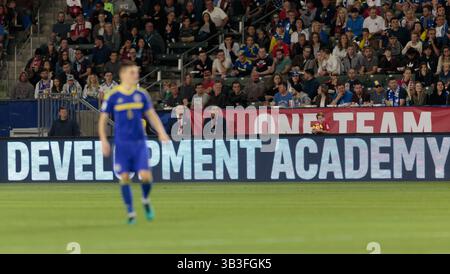 28. Januar 2018 - Carson, Kalifornien, USA - Carson, CA - Sonntag, 28. Januar 2018: US-Fußball während eines internationalen Freundschaftsspiels zwischen den Nationalmannschaften der USA und Bosnien und Herzegowina (BIH) im StubHub Center. (Kreditbild: © Michael Janosz/ISIPhotos via ZUMA Wire) Stockfoto