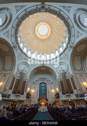 16. Januar 2018 - Annapolis, Maryland, USA - Bestattungsgottesdienst für den ehemaligen NASA-Astronauten Captain Bruce McCandless II, USN (Ret.), Dienstag, 16. Januar 2018 in der Kapelle der United States Naval Academy in Annapolis, Maryland. (Kreditbild: © Bill Ingalls/ZUMA Wire/ZUMAPRESS.com) Stockfoto