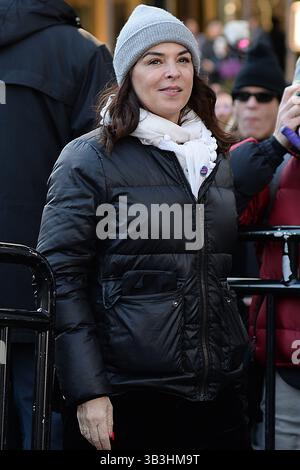 20. Januar 2018 - New York, NY, USA - 20. Januar 2018 New York City..Annabella Sciorra beim Women's March am 20. Januar 2018 in New York City. (Foto: © Kristin Callahan/Ace Pictures via ZUMA Press) Stockfoto