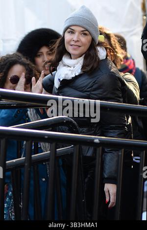 20. Januar 2018 - New York, NY, USA - 20. Januar 2018 New York City..Annabella Sciorra beim Women's March am 20. Januar 2018 in New York City. (Foto: © Kristin Callahan/Ace Pictures via ZUMA Press) Stockfoto