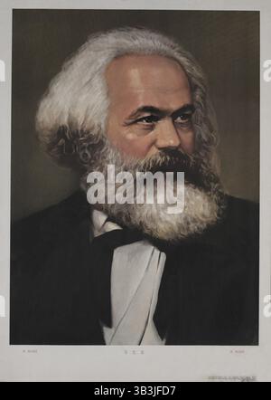 28. September 2017: Karl Marx (1818-1883), deutscher Philosoph, Portrait (Bild: © JT Vintage/Glasshouse Via ZUMA Wire) Stockfoto