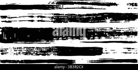 Professionelle Pinselset-Kollektion – Procreate Paint Pinsel, Digital Art Tools für Künstler und Designer Stock Vektor