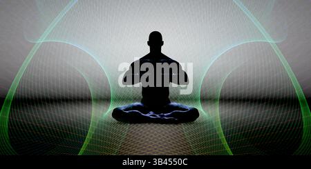Spirituelles Wachstum Holistic Healing Abstract Hintergrundbilder Stockfoto