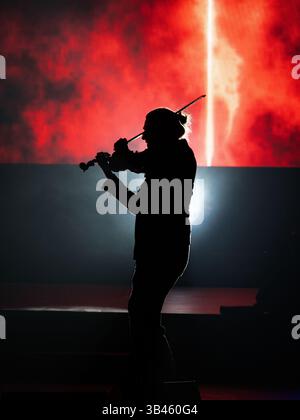 Mailand, Italien. April 2025. David Garrett während DAVID GARRETT, Musikkonzert in Mailand, Italien, 28. April 2025 Credit: Independent Photo Agency/Alamy Live News Stockfoto