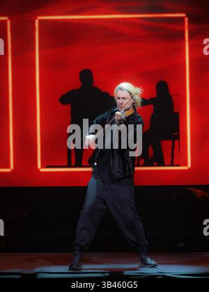 Mailand, Italien. April 2025. David Garret während DAVID GARRETT, Musikkonzert in Mailand, Italien, 28. April 2025 Credit: Independent Photo Agency/Alamy Live News Stockfoto