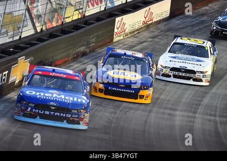 August 2015 – Bristol, Tennessee, USA – NASCAR Xfinity Series-Fahrer ELLIOTT SADLER (1) während der Food City 300 (Bild: © Jasen Vinlove Via ZUMA Wire) Stockfoto