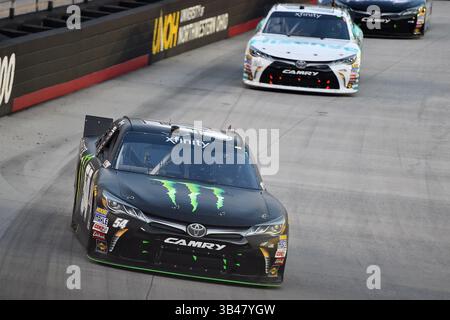August 2015 – Bristol, Tennessee, USA – NASCAR Xfinity Series-Fahrer KYLE BUSCH (54) während der Food City 300 (Bild: © Jasen Vinlove Via ZUMA Wire) Stockfoto
