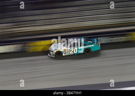 August 2015 – Bristol, Tennessee, USA – NASCAR Xfinity Series-Fahrer DENNY HAMLIN (20) während der Food City 300 (Bild: © Jasen Vinlove Via ZUMA Wire) Stockfoto