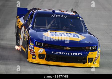 August 2015 – Bristol, Tennessee, USA – NASCAR Xfinity Series Fahrer CHASE ELLIOTT (9) während der Food City 300 (Bild: © Jasen Vinlove Via ZUMA Wire) Stockfoto