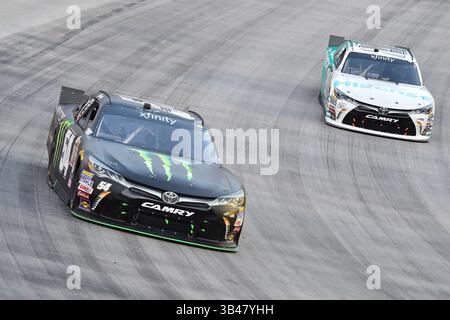 August 2015 – Bristol, Tennessee, USA – NASCAR Xfinity Series-Fahrer KYLE BUSCH (54) während der Food City 300 (Bild: © Jasen Vinlove Via ZUMA Wire) Stockfoto