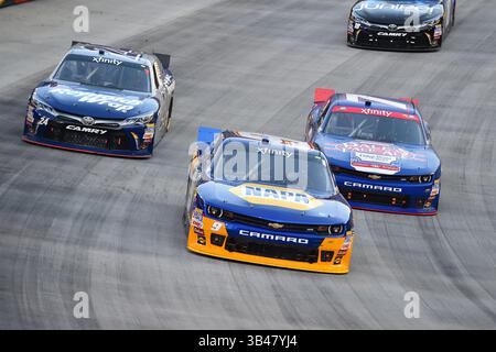 August 2015 – Bristol, Tennessee, USA – NASCAR Xfinity Series Fahrer CHASE ELLIOTT (9) während der Food City 300 (Bild: © Jasen Vinlove Via ZUMA Wire) Stockfoto