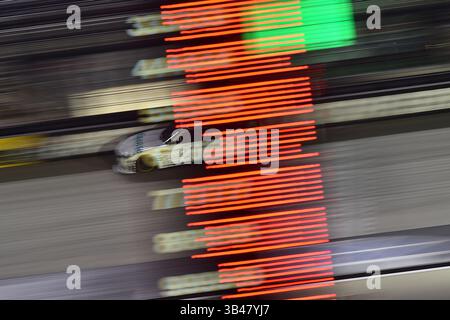 August 2015 – Bristol, Tennessee, USA – NASCAR Xfinity Series-Fahrer DENNY HAMLIN (20) während der Food City 300 (Bild: © Jasen Vinlove Via ZUMA Wire) Stockfoto