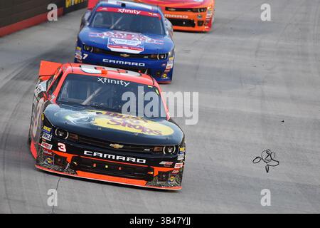 August 2015 – Bristol, Tennessee, USA – NASCAR Xfinity Series-Fahrer TY DILLON (3) während der Food City 300 (Bild: © Jasen Vinlove Via ZUMA Wire) Stockfoto