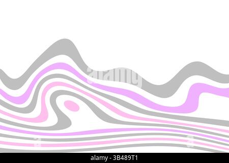 Abstrakter Vektorhintergrund in farbigen Tönen. Wellenmuster. Stockfoto