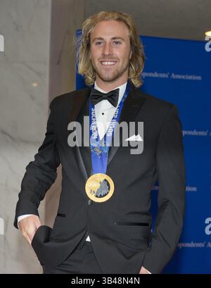 3. Mai 2014 - Washington, District of Columbia, USA - sage Kotsenburg kommt zum jährlichen Abendessen der White House Correspondents Association 2014 im Washington Hilton Hotel am Samstag, den 3. Mai 2014. (Kreditbild: ©Ron Sachs/CNP via ZUMA Wire) Stockfoto