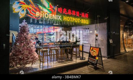 Außenansicht eines Restaurants in Northbridge, Perth, Western Australia Stockfoto