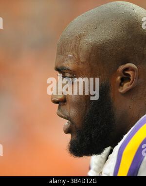 26. September 2015: LSU Running Back Leonard Fournette (7), nachdem die LSU Syracuse 34-24 im Carrier Dome in Syracuse, New York, besiegt hatte. Foto von Alan Schwartz/Cal Sport Media (Kreditbild: © Alan Schwartz/CSM via ZUMA Wire) Stockfoto