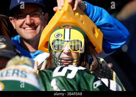 Oktober 2015 - Green Bay, WI, USA - GREEN BAY, WI-18. OKTOBER 2015 | Packers Fans Heckklappe am Lambeau Field vor dem Spiel Chargers-Packers. | (K.C. Alfred/ San Diego Union-Tribune (Bild: © K.C. Alfred/U-T San Diego Via ZUMA Wire) Stockfoto
