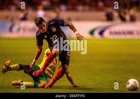 8. Oktober 2015 - San Jose Costa Rica : Ronald Matarrita #22 des Costa Rica Teams während des Spiels Südafrika V Costa Rica im Nationalstadion am 8. Oktober 2015 (Bild: © Victor Baldizon/ZUMA Wire/ZUMAPRESS.com) Stockfoto