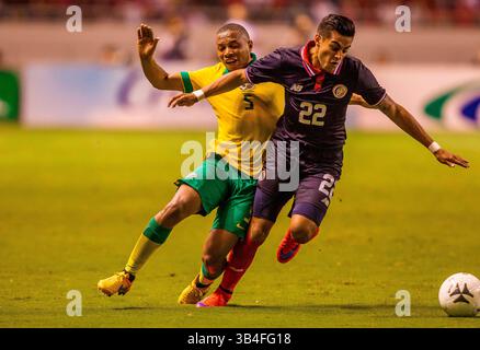 8. Oktober 2015 - San Jose Costa Rica : Ronald Matarrita #22 des Costa Rica Teams während des Spiels Südafrika V Costa Rica im Nationalstadion am 8. Oktober 2015 (Bild: © Victor Baldizon/ZUMA Wire/ZUMAPRESS.com) Stockfoto
