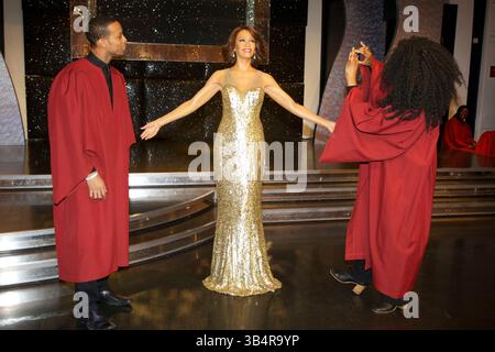 Whitney Houstons Wachsfigur bei Madame Tussauds in London - 21. Oktober 2013 Stockfoto