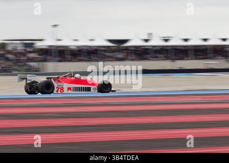 GP de France Historique 2025 auf Circuit Paul Ricard, Castellet, FRANKREICH, 26/04/2025 Florent 'MrCrash' B.. Stockfoto