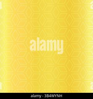 Luxuriöser geometrischer sechseckiger Muster nahtloser abstrakter Hintergrund Stock Vektor