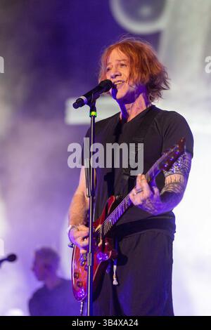 April 2022, Indio, California, USA: DANNY ELFMAN beim Coachella Valley Music and Arts Festival in Indio, Kalifornien (Bild: © Daniel DeSlover/ZUMA Press Wire) Stockfoto