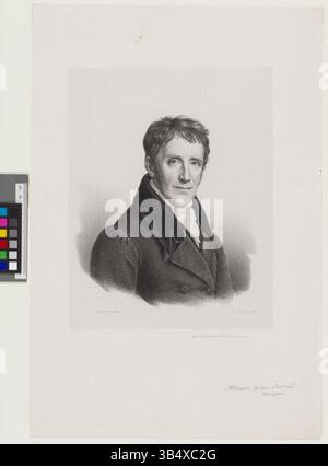 Die von Carl Heinrich Kitzerow und Friedrich Karl Gröger geschaffene Lithografie von Jürgen Nikolaus Sthamer ist in der Staats- und Universitätsbibliothek Hamburg erhalten und stellt die prominente historische Figur in einer detaillierten künstlerischen Darstellung dar. Stockfoto