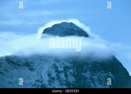 Schweiz. Kanton Bern. Nordwand des Eiger-Berges. Stockfoto
