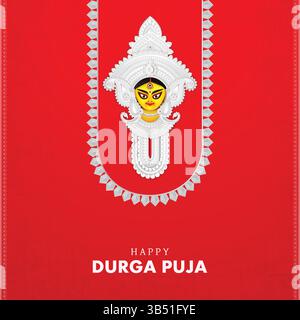 Poster Durga Puja Stock Vektor