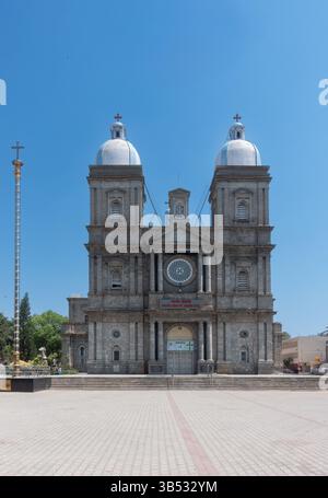 St. Francis Xavier's Cathedral in Bangalore, Karnataka, Indien Stockfoto