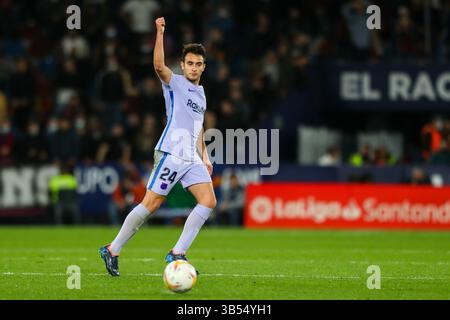 10. April 2022, VALENCIA, SPANIEN: Eric Garcia vom FC Barcelona geübt während des Spiels der Santander League zwischen Levante UD und FC Barcelona im Ciutat de Valencia Stadium am 10. April 2022 in Valencia. (Kreditbild: © Ivan Terron/AFP7 via ZUMA Press Wire) Stockfoto