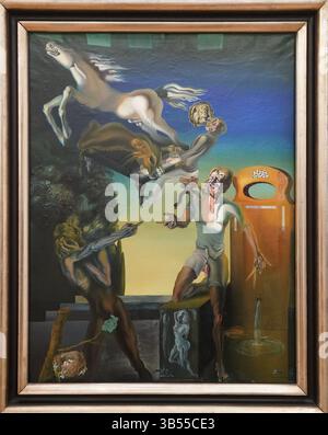 Guillaume Tell von Salvador Dali - das Centre Pompidou in Paris, Frankreich Stockfoto