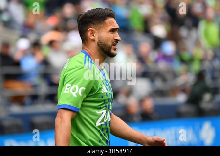 18. Juni 2022: = während des MLS-Fußballspiels zwischen LAFC und Seattle Sounders FC im Lumen Field in Seattle, WA. Steve Faber/CSM (Foto: © Steve Faber/CSM via ZUMA Press Wire) Stockfoto